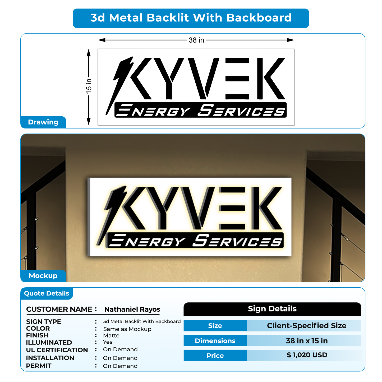 3d signs for Nathaniel Rayos