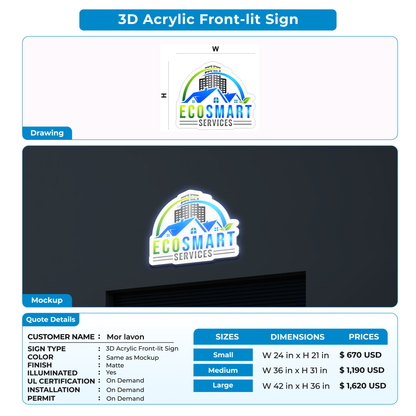 Custom Signs for Mor lavon