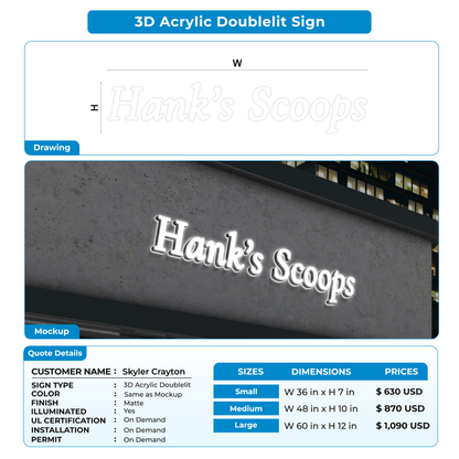CUSTOM MOCKUP SIGN FOR Skyler Crayton