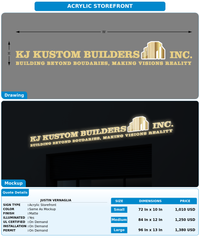 CUSTOM MOCKUP SIGN FOR Justin Vernaglia
