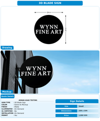 CUSTOM MOCKUP SIGN FOR Adnan Asad testing