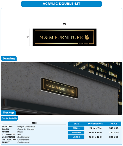 CUSTOM MOCKUP SIGN FOR Moe