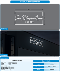 CUSTOM MOCKUP SIGN FOR Kwanasia Walker