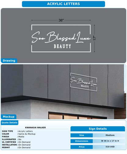 CUSTOM MOCKUP SIGN FOR Kwanasia Walker