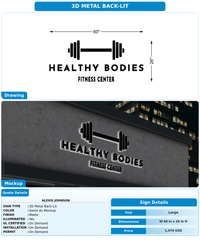 CUSTOM MOCKUP SIGN FOR Alexis Johnson