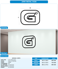 CUSTOM MOCKUP SIGN FOR Nathan C Smith