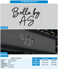 CUSTOM MOCKUP SIGN FOR Adriana Solorzano