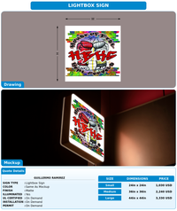 CUSTOM MOCKUP SIGN FOR Guillermo Ramirez