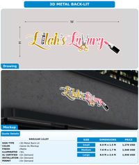 CUSTOM MOCKUP SIGN FOR Kahlilah Lilley