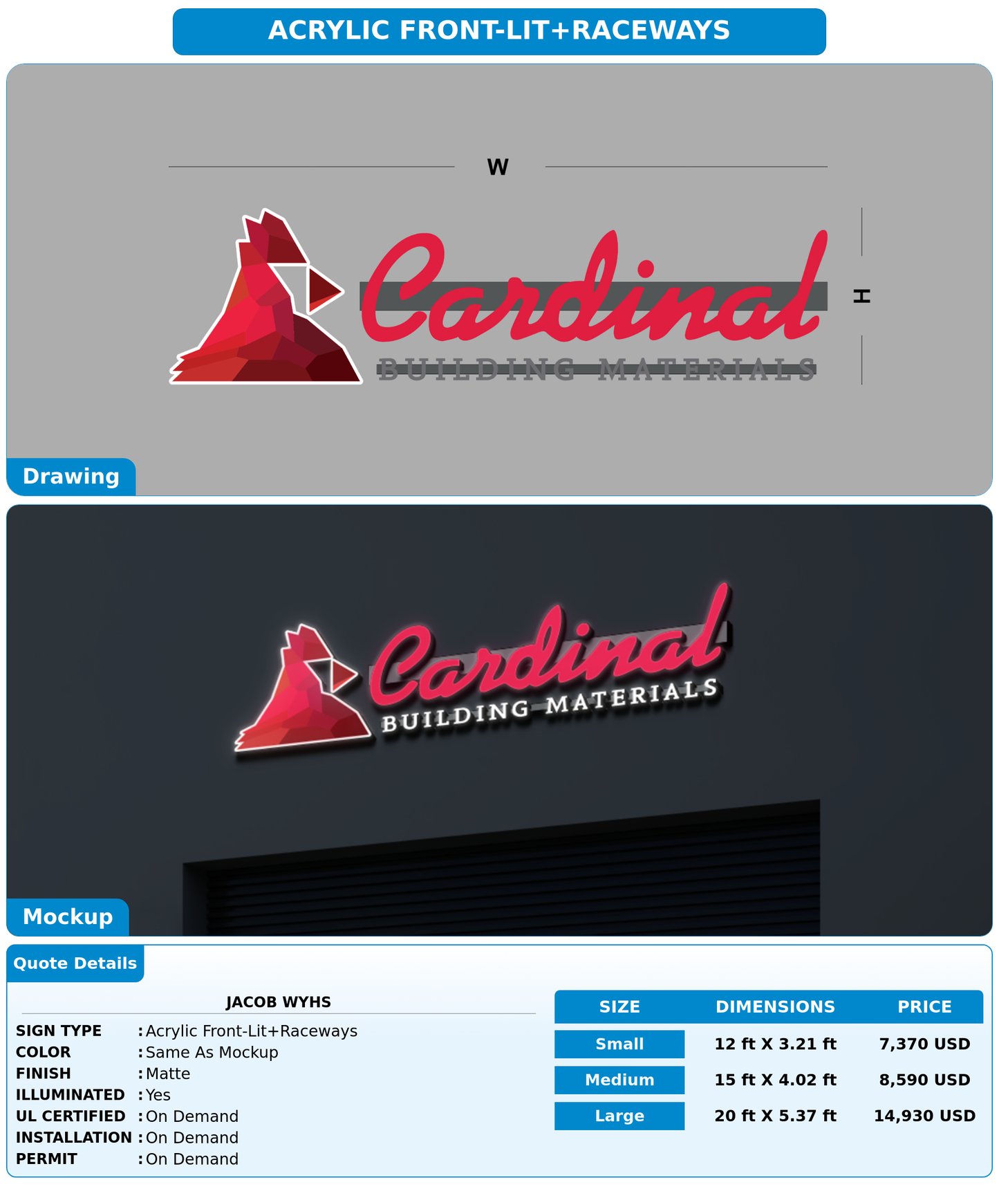 CUSTOM MOCKUP SIGN FOR jacob wyhs
