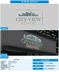 CUSTOM MOCKUP SIGN FOR Alex Havig
