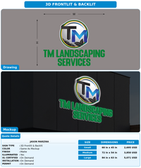 CUSTOM MOCKUP SIGN FOR Jason Marzina