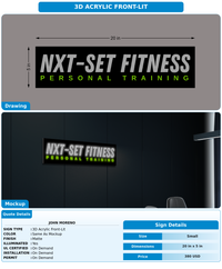 CUSTOM MOCKUP SIGN FOR John Moreno