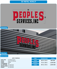 CUSTOM MOCKUP SIGN FOR Amy P Peoples