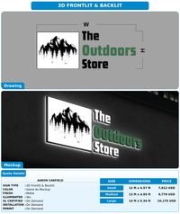 CUSTOM MOCKUP SIGN FOR Aaron Canfield