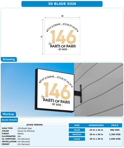 CUSTOM MOCKUP SIGN FOR Jackie Orrung
