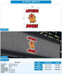 CUSTOM MOCKUP SIGN FOR Dee Drew