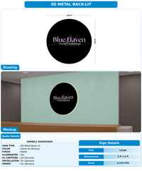 CUSTOM MOCKUP SIGN FOR Darrell Rasmussen
