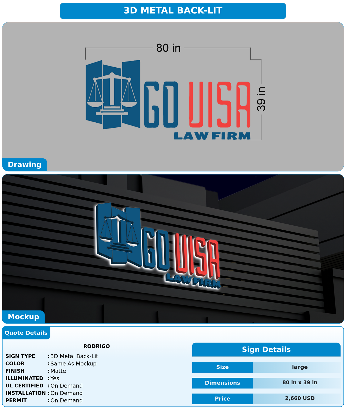 CUSTOM MOCKUP SIGN FOR Rodrigo
