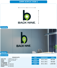 CUSTOM MOCKUP SIGN FOR Reagan Bluth