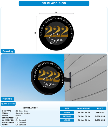 CUSTOM MOCKUP SIGN FOR Nekyhzia Gibbs