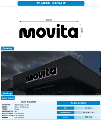 CUSTOM MOCKUP SIGN FOR David Sylvester