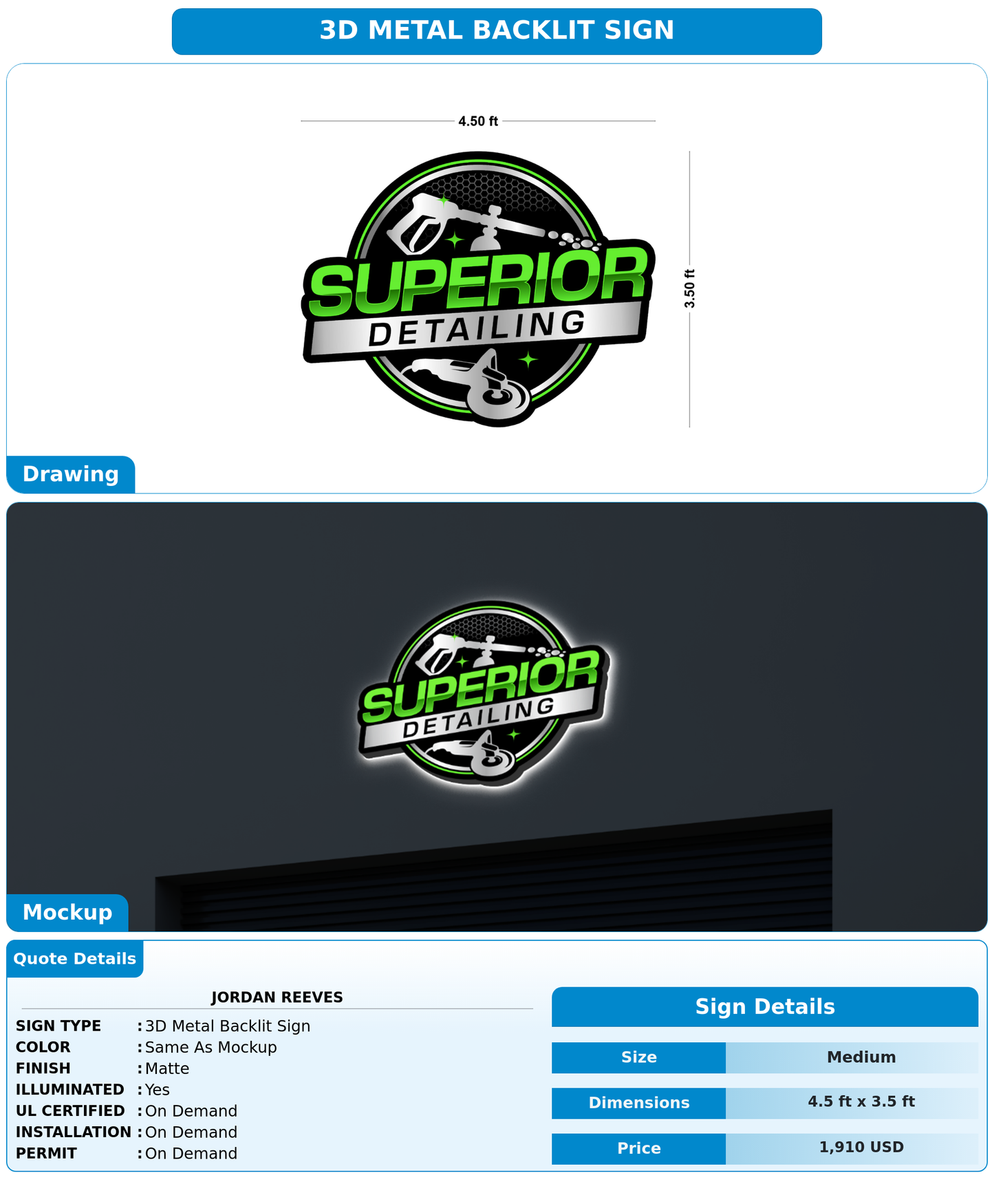 CUSTOM MOCKUP SIGN FOR Jordan reeves
