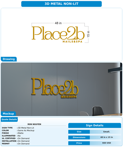 CUSTOM MOCKUP SIGN FOR RON NGUYEN