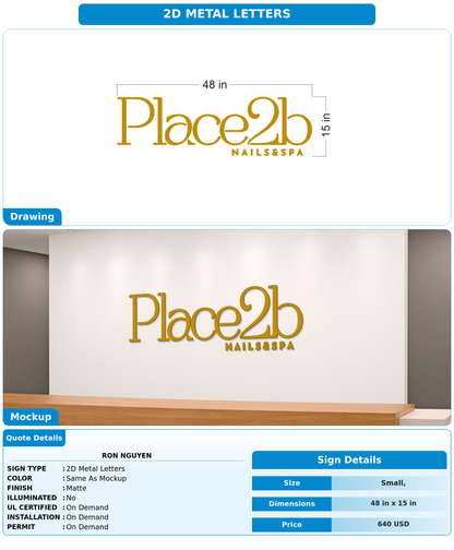 CUSTOM MOCKUP SIGN FOR RON NGUYEN