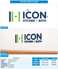 CUSTOM MOCKUP SIGN FOR Sean Aykan