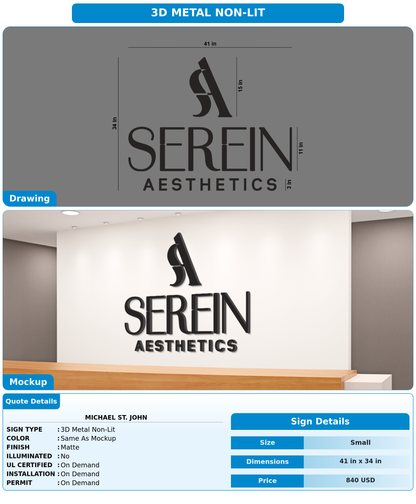 CUSTOM MOCKUP SIGN FOR Michael St. John
