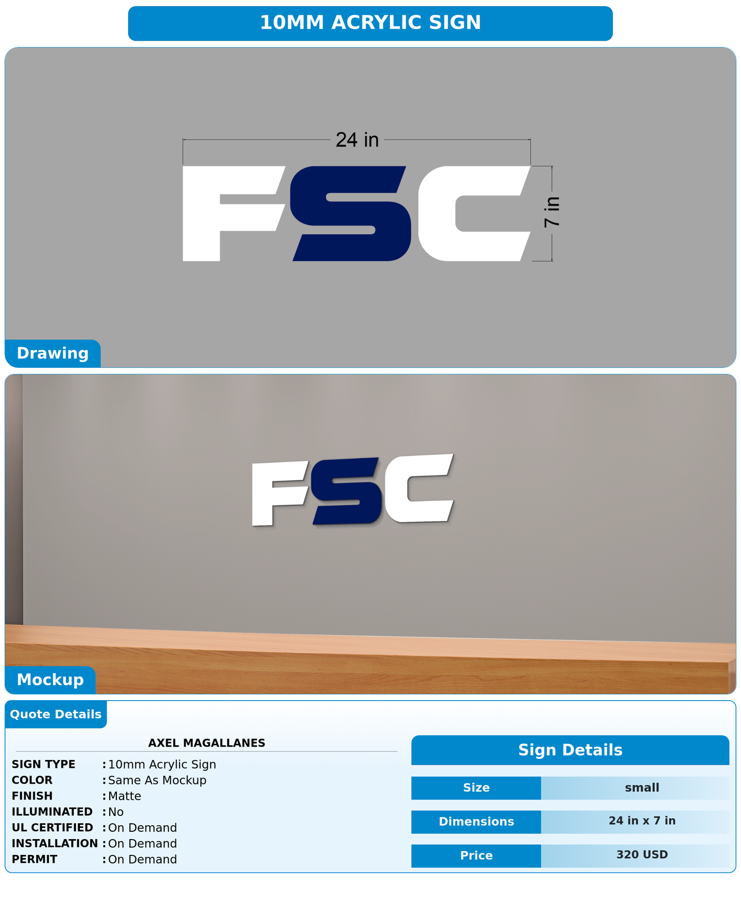 CUSTOM MOCKUP SIGN FOR Axel Magallanes