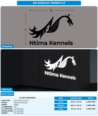 CUSTOM MOCKUP SIGN FOR Leloni Hernandez