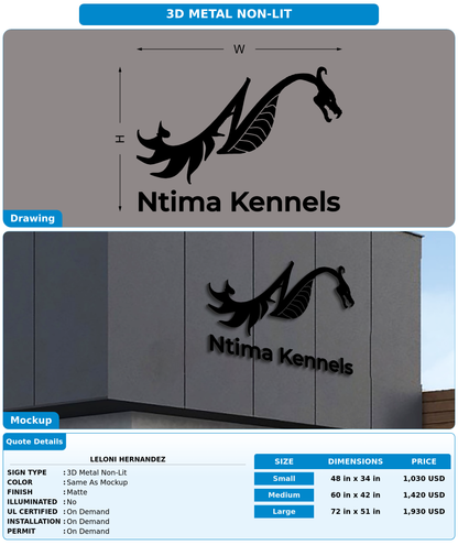 CUSTOM MOCKUP SIGN FOR Leloni Hernandez