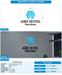 CUSTOM MOCKUP SIGN FOR Mohamed Hanno