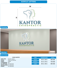 CUSTOM MOCKUP SIGN FOR Chase Kantor