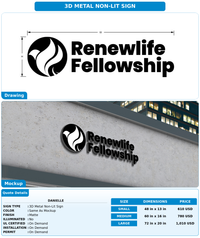 CUSTOM MOCKUP SIGN FOR Danielle
