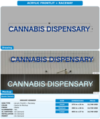 CUSTOM MOCKUP SIGN FOR Gregory Kennedy