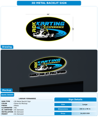 CUSTOM MOCKUP SIGN FOR Lindsay Fernandez