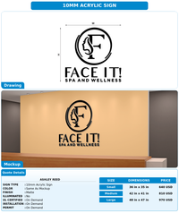 CUSTOM MOCKUP SIGN FOR Ashley Reed