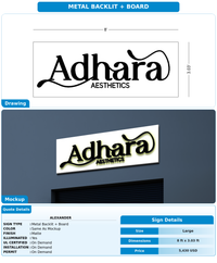 CUSTOM MOCKUP SIGN FOR alexander