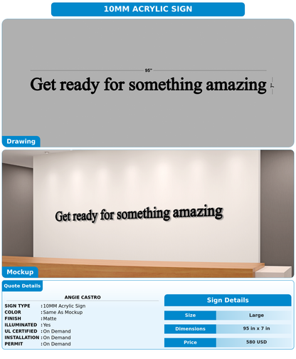 CUSTOM MOCKUP SIGN FOR angie castro