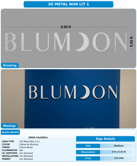 CUSTOM MOCKUP SIGN FOR Keria Caldwell