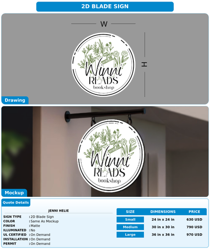 CUSTOM MOCKUP SIGN FOR Jenni Helie