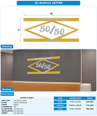 CUSTOM MOCKUP SIGN FOR aiyoka a dancy