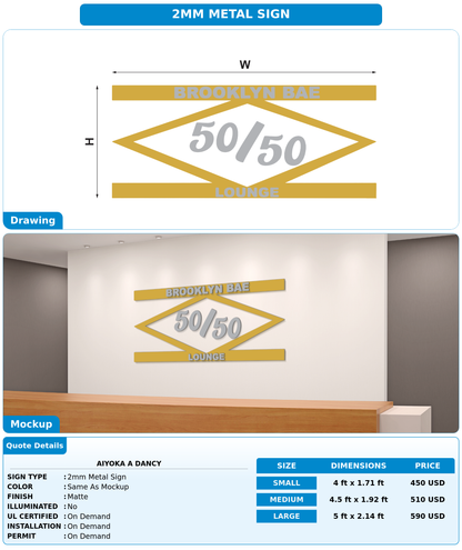 CUSTOM MOCKUP SIGN FOR aiyoka a dancy