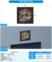 CUSTOM MOCKUP SIGN FOR Harriette Call