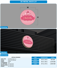 CUSTOM MOCKUP SIGN FOR Kryssia Miranda