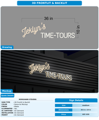 CUSTOM MOCKUP SIGN FOR Morghann Stevens