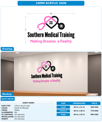 CUSTOM MOCKUP SIGN FOR Kerry Henry